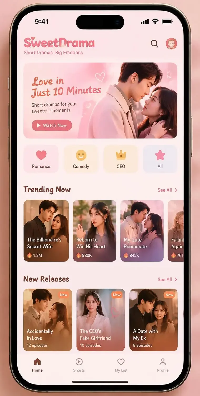 漫剧短剧APP 漫剧短剧APP 界面预览